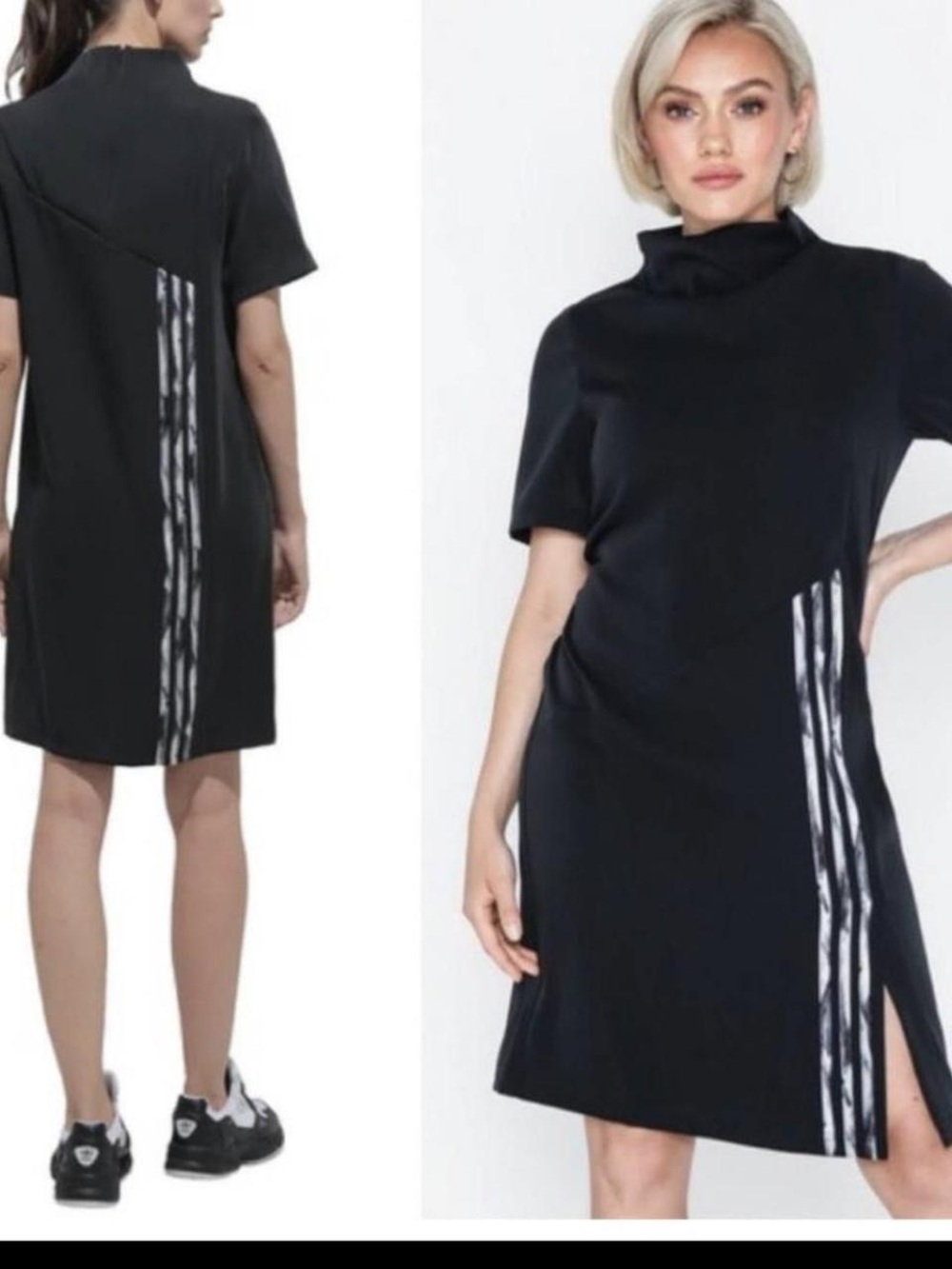 Adidas x Danielle Cathari DC Black Short-Sleeve Shift Dress